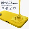 Θήκη Kwmobile για Apple iPhone 16, Κίτρινη, Σιλικόνη, KWM000022UJ002C