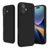 Θήκη Kwmobile για Apple iPhone 16, Μαύρη, Σιλικόνη, KWM000022UJ003C
