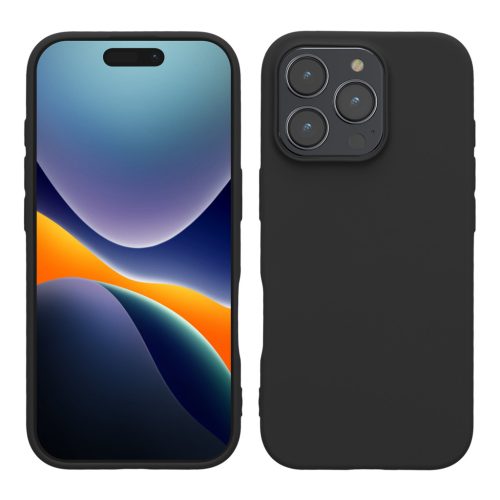 Θήκη Kwmobile για Apple iPhone 16 Pro, Μαύρη, Σιλικόνη, KWM000022UK003C