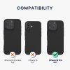 Θήκη Kwmobile για Apple iPhone 16 Pro, Μαύρη, Σιλικόνη, KWM000022UK003C