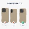 Θήκη Kwmobile για Apple iPhone 16 Pro, Κρεμ, Σιλικόνη, KWM000022UK005C