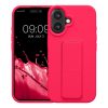 Θήκη Kwmobile για Apple iPhone 16, Ροζ, Σιλικόνη, KWM000022UM001C