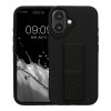 Θήκη Kwmobile για Apple iPhone 16, Μαύρη, Σιλικόνη, KWM000022UM003C