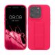 Θήκη Kwmobile για Apple iPhone 16 Pro, Ροζ, Σιλικόνη, KWM000022UN001C