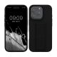 Θήκη Kwmobile για Apple iPhone 16 Pro, Μαύρη, Σιλικόνη, KWM000022UN003C