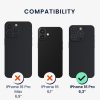 Θήκη Kwmobile για Apple iPhone 16 Pro, Μαύρη, Σιλικόνη, KWM000022UN003C