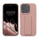 Θήκη Kwmobile για Apple iPhone 16 Pro, Ανοιχτό ροζ, Σιλικόνη, KWM000022UN004C