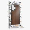 Θήκη Kwmobile για Apple iPhone 16, Καφέ, Ξύλο/Σιλικόνη, KWM000022UP001C