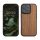 Θήκη Kwmobile για Apple iPhone 16 Pro, Καφέ, Ξύλο/Σιλικόνη, KWM000022UQ001C