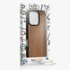 Θήκη Kwmobile για Apple iPhone 16 Pro, Καφέ, Ξύλο/Σιλικόνη, KWM000022UQ001C