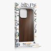 Θήκη Kwmobile για Apple iPhone 16 Pro Max, Καφέ, Ξύλο/Σιλικόνη, KWM000022UR001C