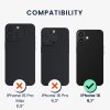 Θήκη Kwmobile για Apple iPhone 16, Καφέ, Ξύλο/Σιλικόνη, KWM000022US001C