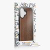 Θήκη Kwmobile για Apple iPhone 16, Καφέ, Ξύλο/Σιλικόνη, KWM000022US001C