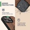 Θήκη Kwmobile για Apple iPhone 16 Pro, Καφέ, Ξύλινη/Σιλικόνη, KWM000022UT001C