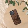 Θήκη Kwmobile για Apple iPhone 16 Pro Max, Καφέ, Ξύλο/Σιλικόνη, KWM000022UU001C