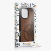 Θήκη Kwmobile για Apple iPhone 16 Pro Max, Καφέ, Ξύλο/Σιλικόνη, KWM000022UU001C