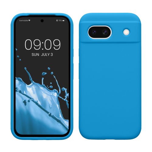 Θήκη Kwmobile για Google Pixel 8a, Μπλε, Σιλικόνη, KWM000020KQ034C