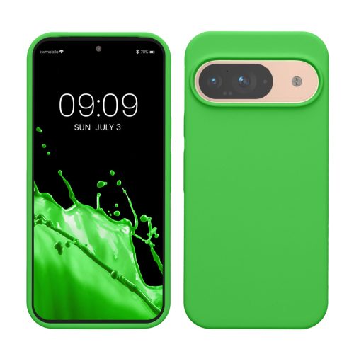 Θήκη Kwmobile για Google Pixel 9/Pixel 9 Pro, Πράσινη, Σιλικόνη, KWM000020PI019C