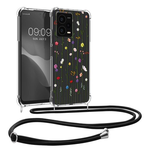 Θήκη Kwmobile με κορδόνι για Xiaomi Redmi Note 12 Pro 5G, Πολύχρωμη, Σιλικόνη, KWM000018CU004C