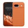Θήκη Kwmobile για Google Pixel 8a, Πορτοκαλί, Σιλικόνη, KWM000020KQ039C