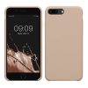 Θήκη Kwmobile για Apple iPhone 8 Plus/iPhone 7 Plus, Κρεμ, Σιλικόνη, KWM0000087L104C
