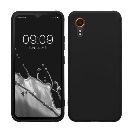 Θήκη Kwmobile για Samsung Galaxy Xcover 7, Μαύρη, Σιλικόνη, KWM000021VH001C