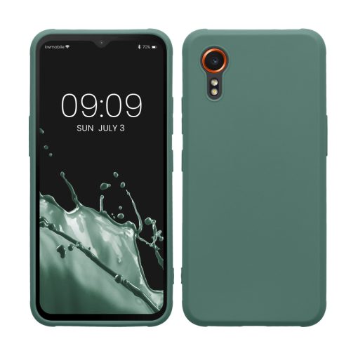 Θήκη Kwmobile για Samsung Galaxy Xcover 7, Πράσινη, Σιλικόνη, KWM000021VH006C