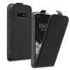 Θήκη Kwmobile για Samsung Galaxy S10e, Μαύρη, Οικολογικό δέρμα/Σιλικόνη, KWM000021VP001C