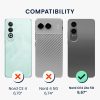 Θήκη Kwmobile για OnePlus Nord CE4 Lite, Μαύρη, Ύφασμα/Σιλικόνη, KWM000022VB001C