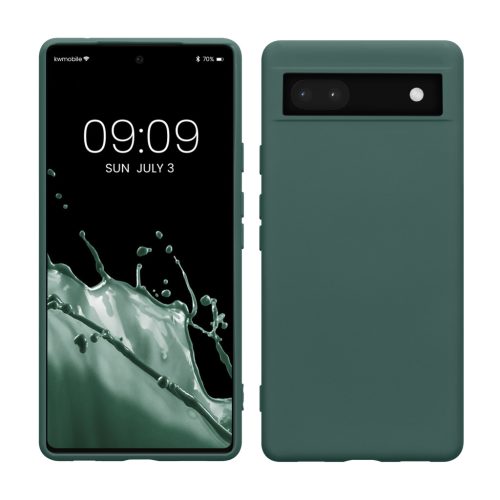 Θήκη Kwmobile για Google Pixel 6a, Πράσινη, Σιλικόνη, KWM000015OO023C