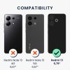 Θήκη Kwmobile για Xiaomi Redmi 13, Μαύρη, Σιλικόνη, KWM000020QI001C