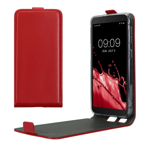 Θήκη Kwmobile για Samsung Galaxy Xcover 5, Κόκκινη, Οικολογικό δέρμα/Σιλικόνη, KWM000012NW003C
