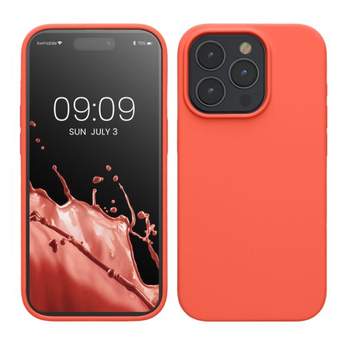 Θήκη Kwmobile για Apple iPhone 15 Pro, Ροζ, Σιλικόνη, KWM000020CC038C