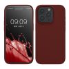 Θήκη Kwmobile για Apple iPhone 15 Pro, Σκούρο Κόκκινο, Σιλικόνη, KWM000020CC040C