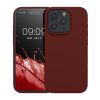 Θήκη Kwmobile για Apple iPhone 15 Pro, Σκούρο Κόκκινο, Σιλικόνη, KWM000020CC040C