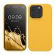 Θήκη Kwmobile για Apple iPhone 15 Pro, Κίτρινη, Σιλικόνη, KWM000020CC042C