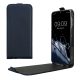 Θήκη Kwmobile για Samsung Galaxy A15 5G, Σκούρο μπλε, Οικολογικό δέρμα/σιλικόνη, KWM000021OM002C