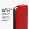 Θήκη Kwmobile για Samsung Galaxy A15 5G, Κόκκινη, Οικολογικό δέρμα/Σιλικόνη, KWM000021OM003C