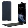Θήκη Kwmobile για Samsung Galaxy A55 5G, Σκούρο μπλε, Οικολογικό δέρμα/σιλικόνη, KWM000021OP002C