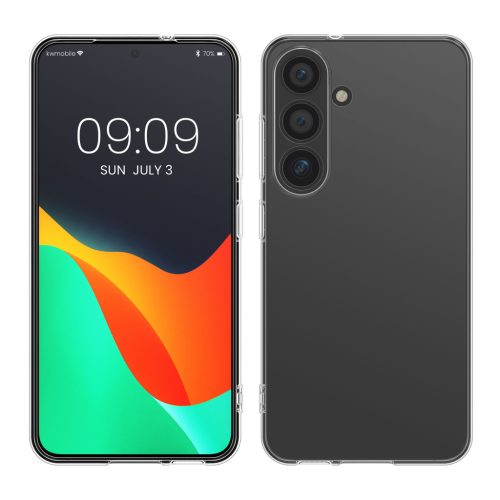 Θήκη Kwmobile για Samsung Galaxy S24, Διαφανής, Σιλικόνη, KWM000021VS001C