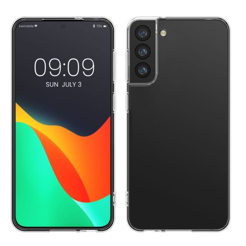 Θήκη Kwmobile για Samsung Galaxy S21, Διαφανής, Σιλικόνη, KWM000021VY001C