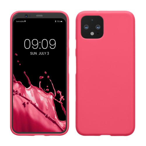 Θήκη Kwmobile για Google Pixel 4, Ροζ, Σιλικόνη, KWM000010ON015C