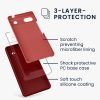 Θήκη Kwmobile για Google Pixel 6a, Κόκκινη, Σιλικόνη, KWM000015FZ060C