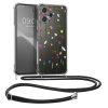 Θήκη Kwmobile με κορδόνι για Xiaomi Redmi 12, Πολύχρωμη, Σιλικόνη, KWM0000209P003C