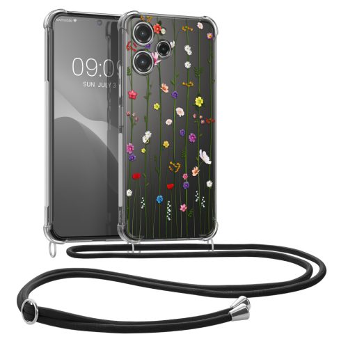 Θήκη Kwmobile με κορδόνι για Xiaomi Redmi 12, Πολύχρωμη, Σιλικόνη, KWM0000209P003C