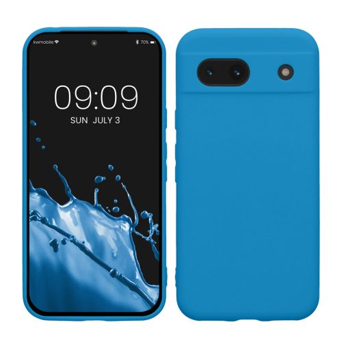 Θήκη Kwmobile για Google Pixel 8a, Μπλε, Σιλικόνη, KWM000020KU029C