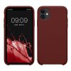 Θήκη Kwmobile για Apple iPhone 11, Σκούρο Κόκκινο, Σιλικόνη, KWM000010EY113C
