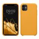 Θήκη Kwmobile για Apple iPhone 11, Πορτοκαλί, Σιλικόνη, KWM000010EY114C