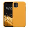 Θήκη Kwmobile για Apple iPhone 11, Πορτοκαλί, Σιλικόνη, KWM000010EY114C