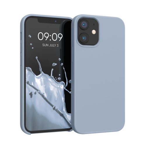 Θήκη Kwmobile για Apple iPhone 12 Mini, Ανοιχτό Μπλε, Σιλικόνη, KWM000011JO069C